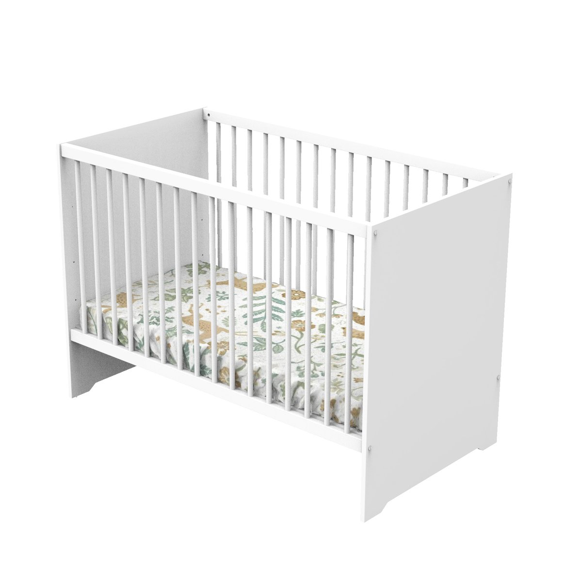 Lit en bois blanc, BABY PRICE