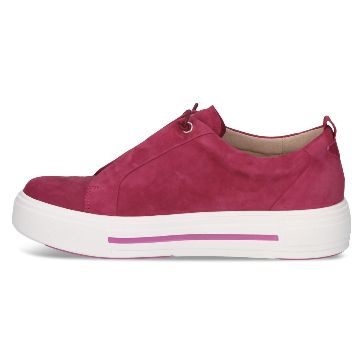 Basket en cuir violet lilas, CAPRICE