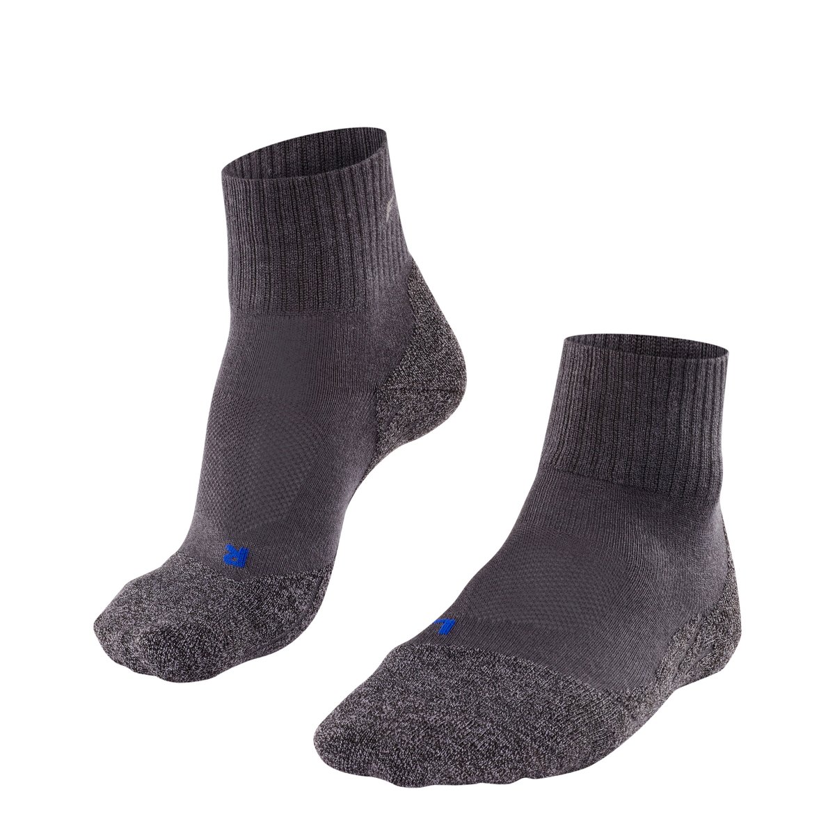 Chaussettes courtes TK2 Explore Cool Short Fibre artificielle gris chiné, FALKE