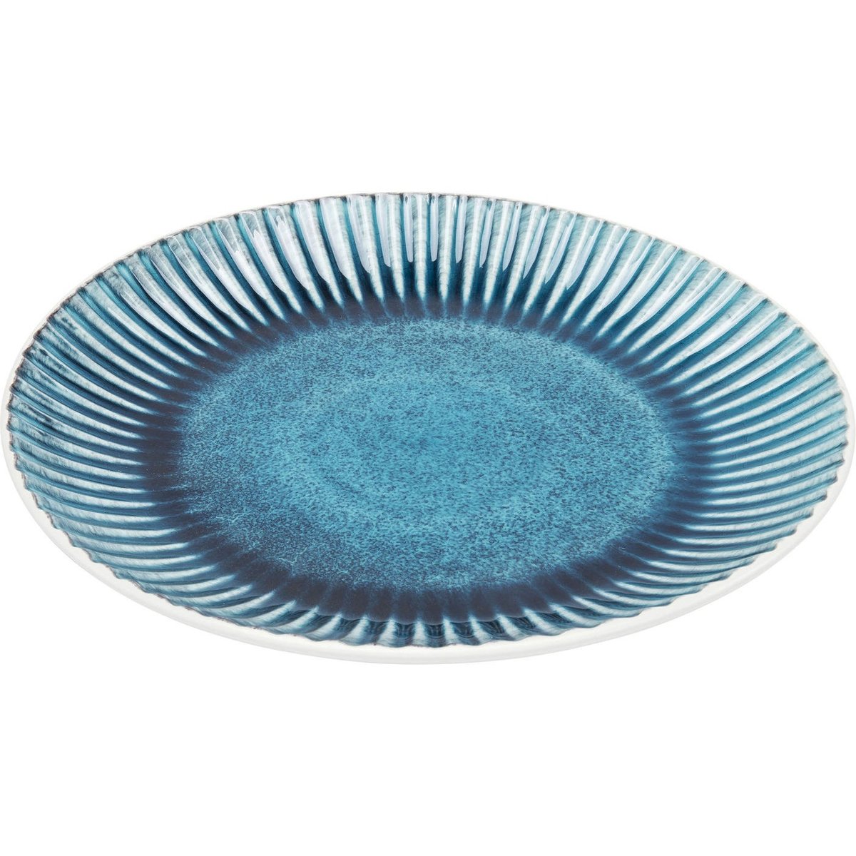 Plat, MUSTIQUE bleu, KARE DESIGN