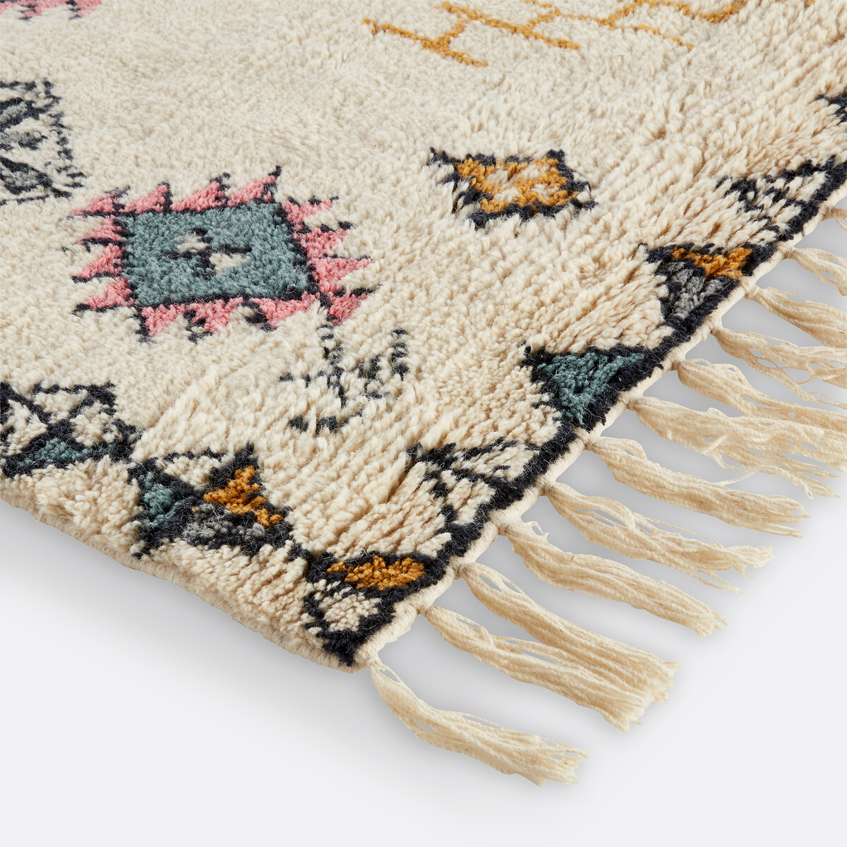 Alfombra estilo bereber de lana, Jalna multicolor, LA REDOUTE INTERIEURS
