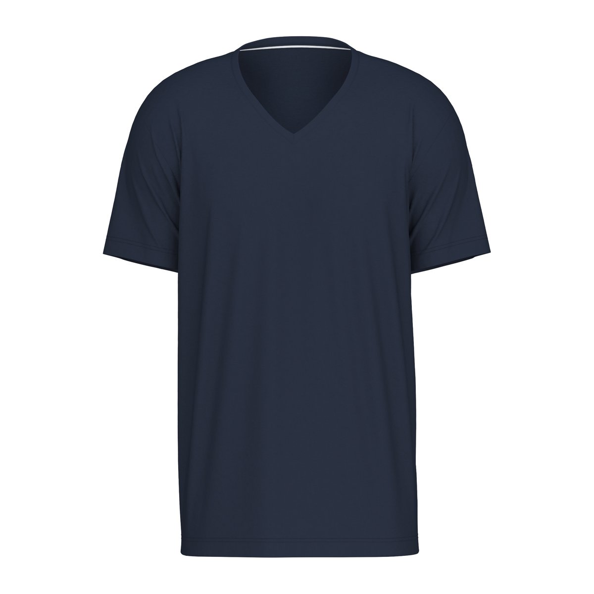 T-Shirt à manches courtes manches courtes Coton REMIX BASIC SLEEP saphir foncé, CALIDA