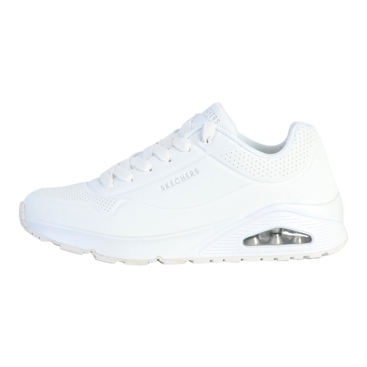 Basket à Lacets Stand On Air blanc, SKECHERS