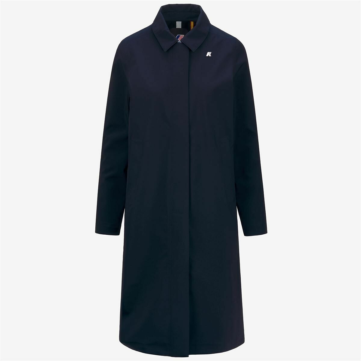 Sondre Bonded Long Trench Coat navy blue, K-WAY