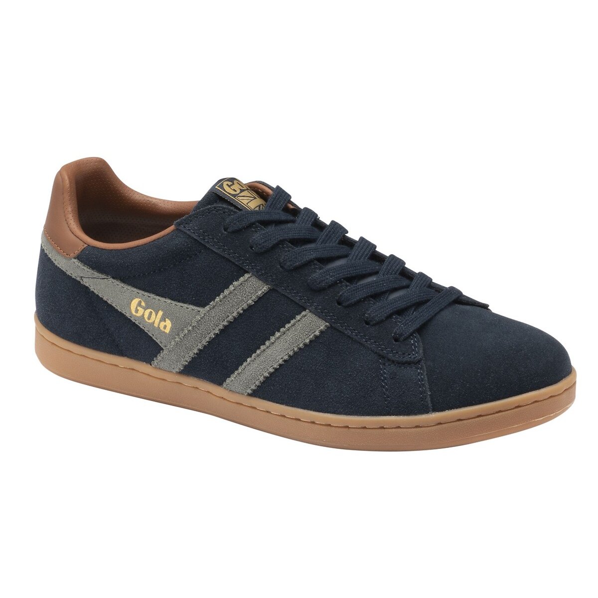 Sneakers in leer marineblauw, GOLA