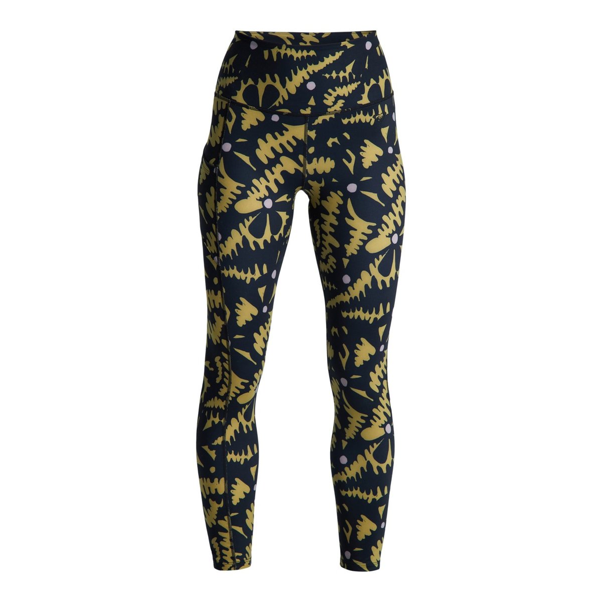 Legging de sport HEART INTO IT ANKLE. noir anthracite big flowers, ROXY