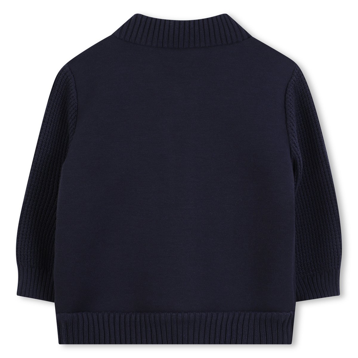 Cardigan avec fermeture éclair et manches contrastantes indigo blue, TIMBERLAND