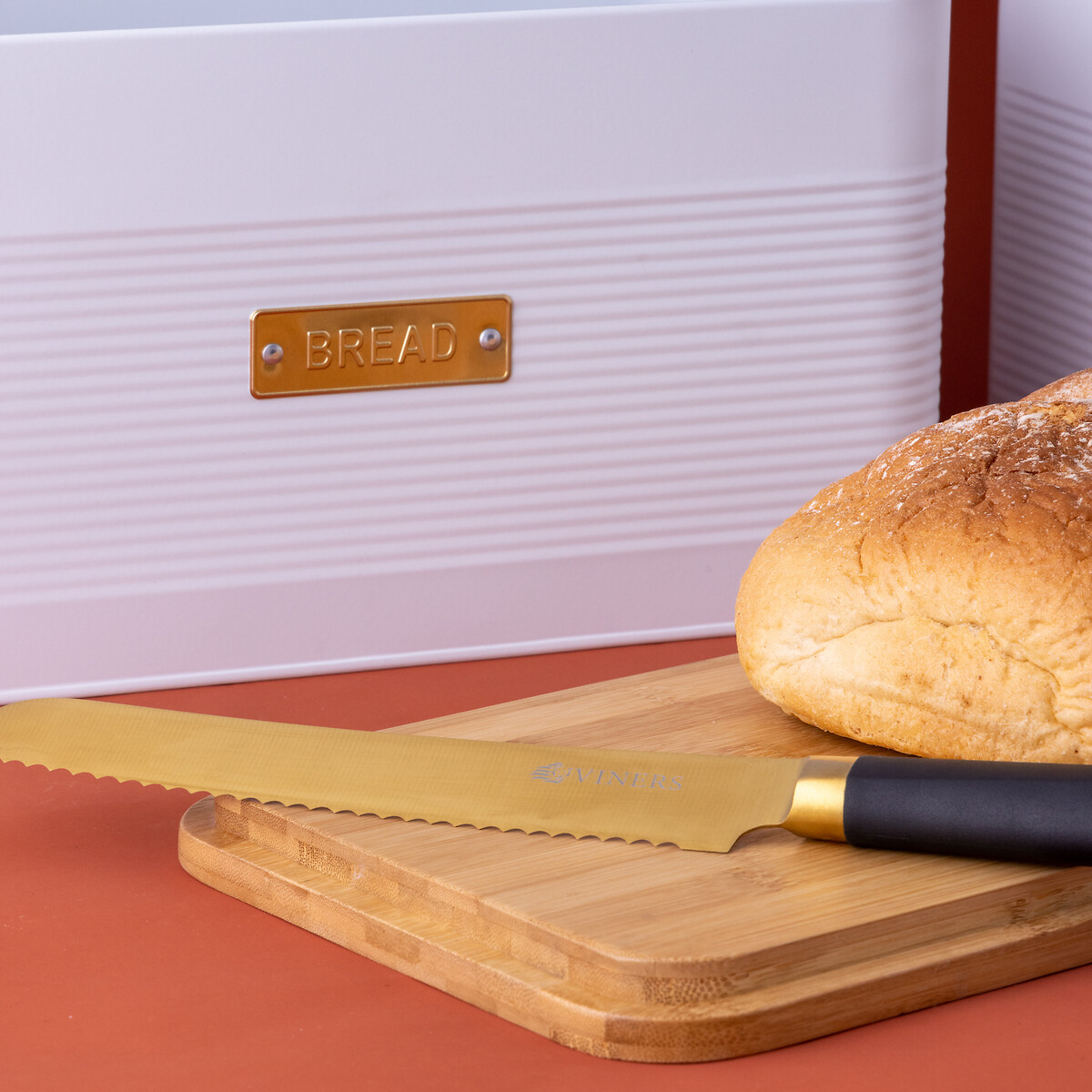 Otto Square Bread Bin in White white, TYPHOON