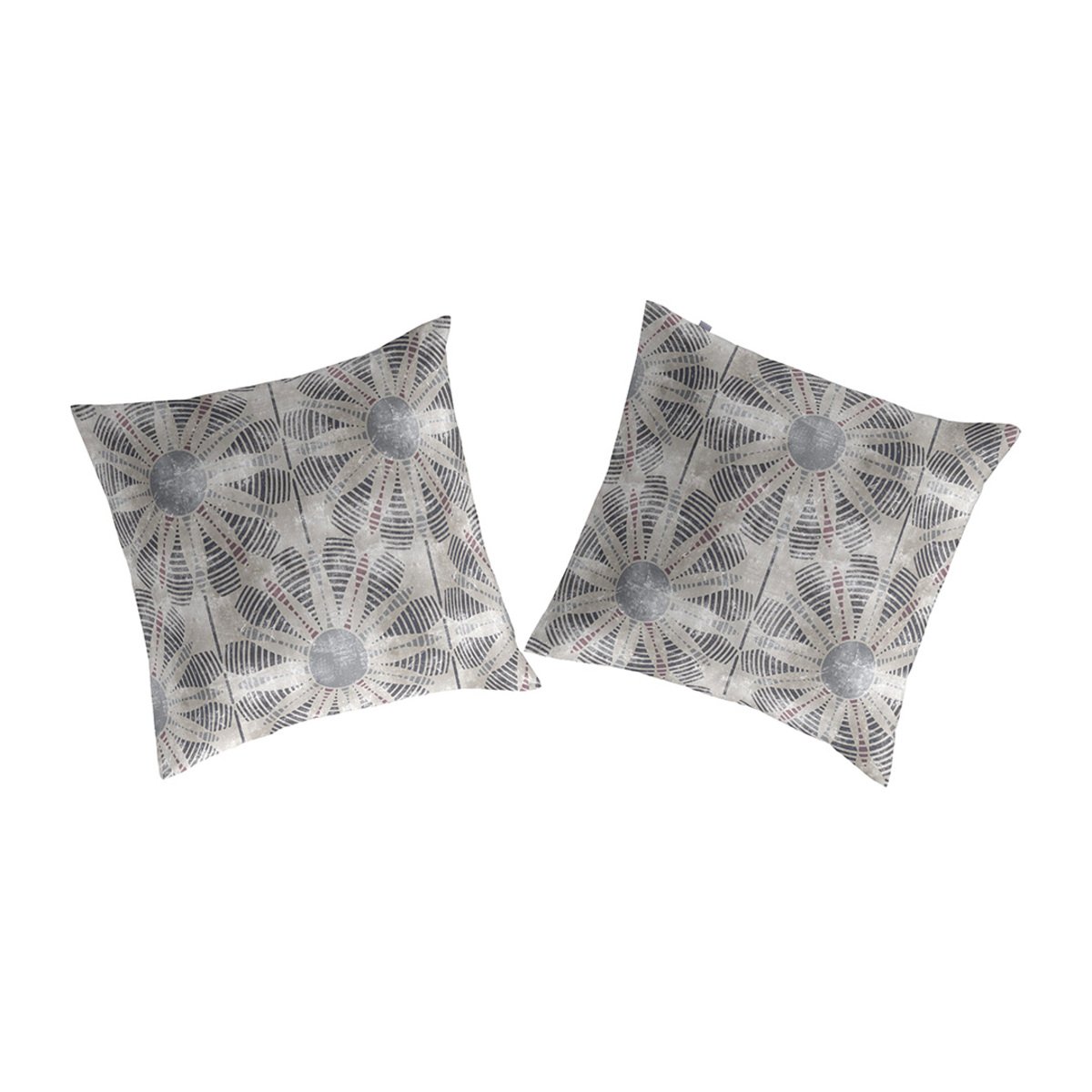 2 taies d'oreiller  ABU gris, GUY LAROCHE