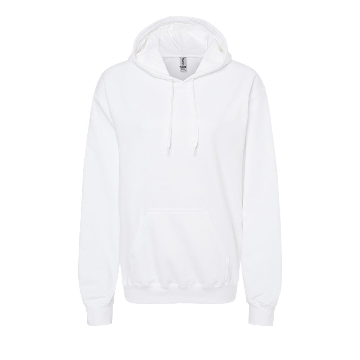 Sweat uni à capuche SOFTSTYLE blanc, GILDAN