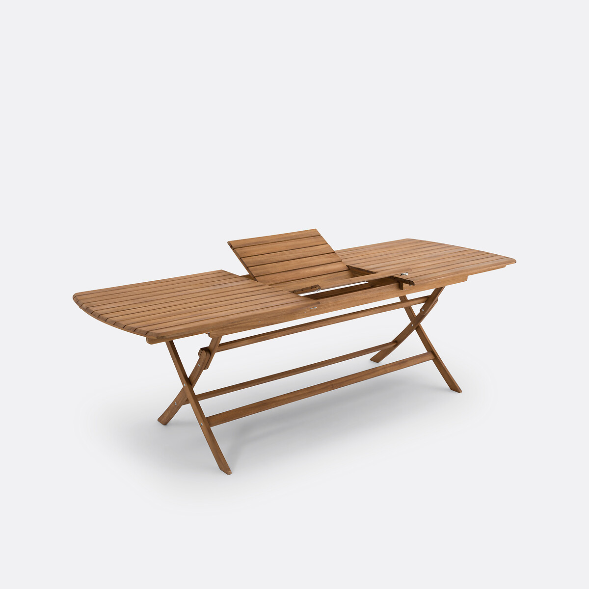 Mesa de jardín plegable extensible, Palera acacia, LA REDOUTE INTERIEURS