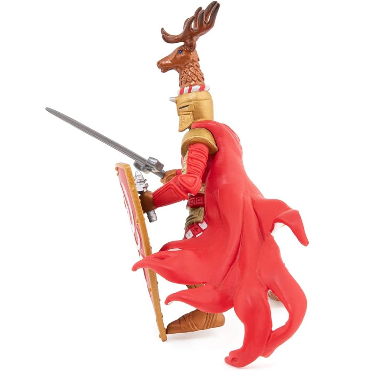 Figurine Maître cimier cerf rouge, PAPO