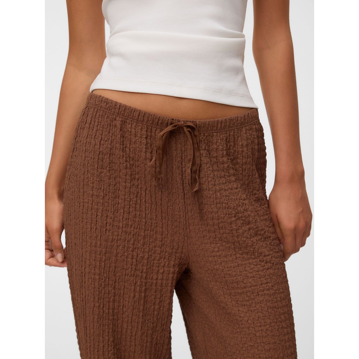 Pantalon À Jambe Large marron - cocoa brown 1, VERO MODA