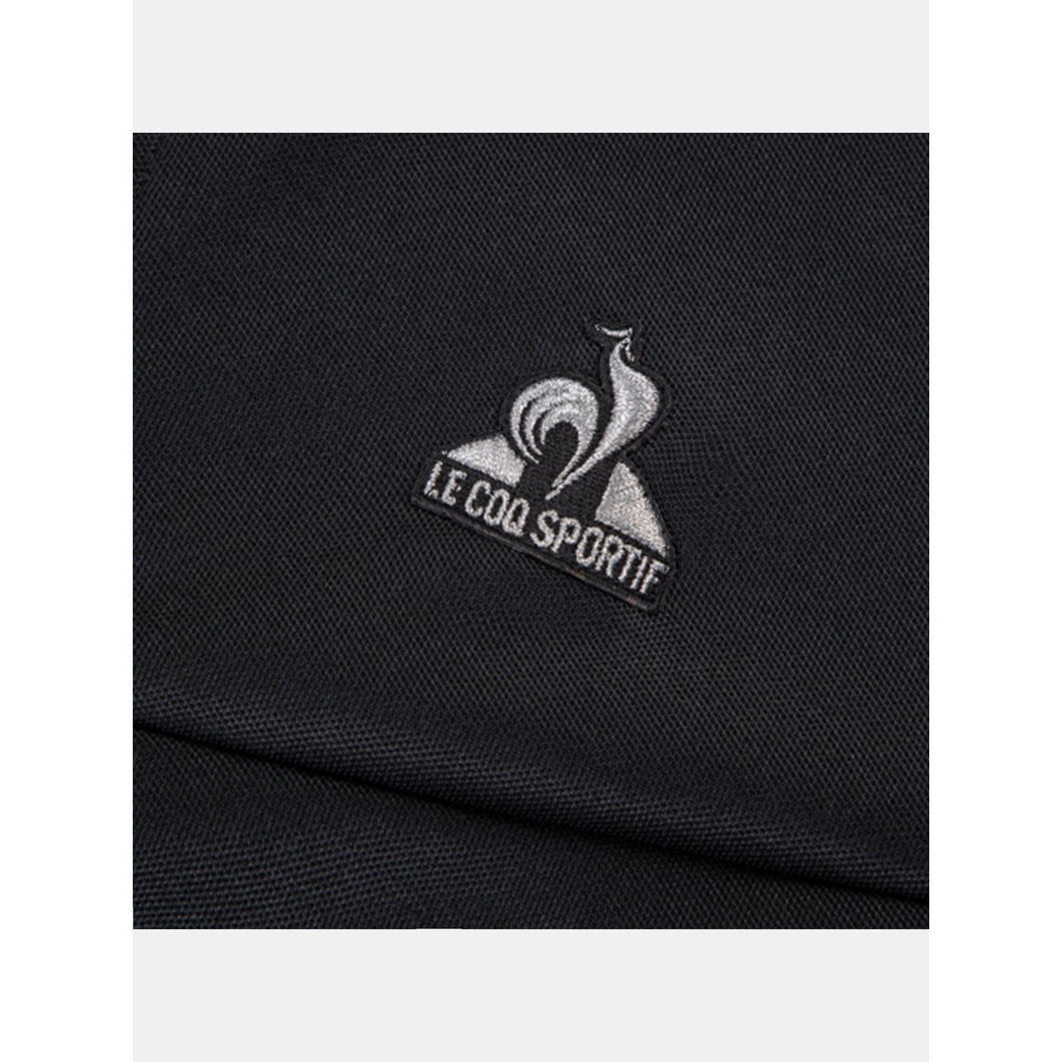 Sweat zippé Coq d'Argent noir, LE COQ SPORTIF