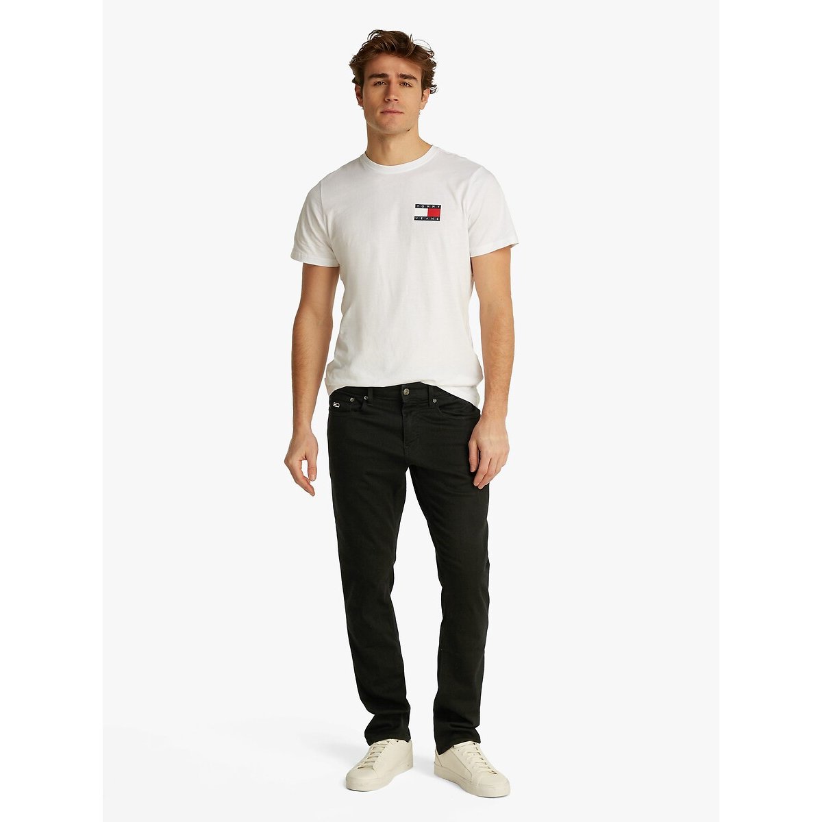 Scanton Slim Fit Jeans DH4288 black denim, TOMMY JEANS