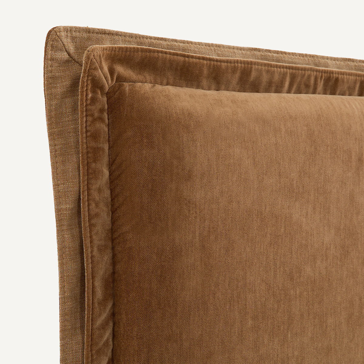 Housse pour tête de lit, en velours, CONNOR caramel, AM.PM