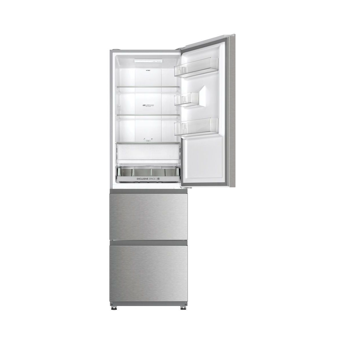 Réfrigérateur combiné HTR3518ENMX couleur unique, HAIER
