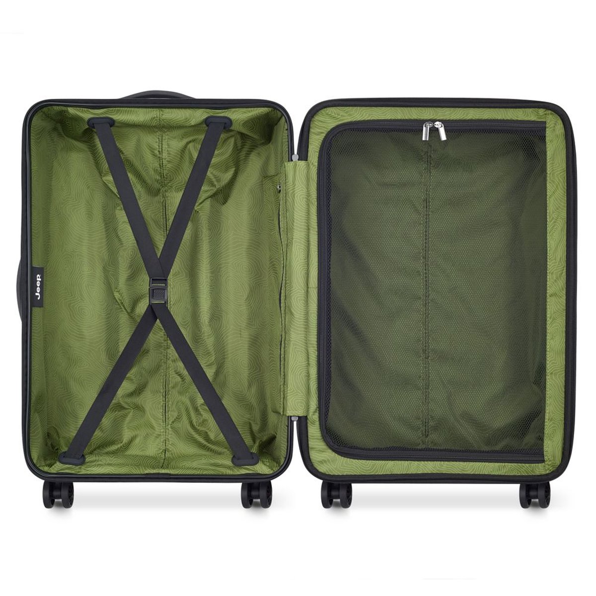 Valise L JH004C bruine grise, DELSEY PARIS