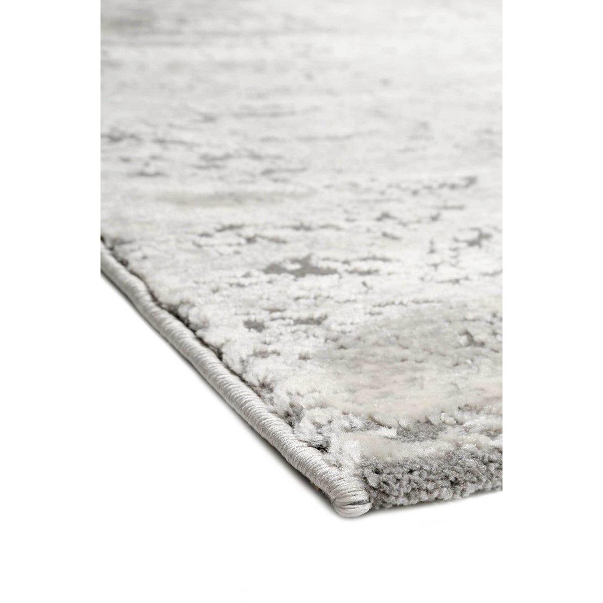 Tapis velours ras à relief cachemire , ELDA gris, ESPRIT