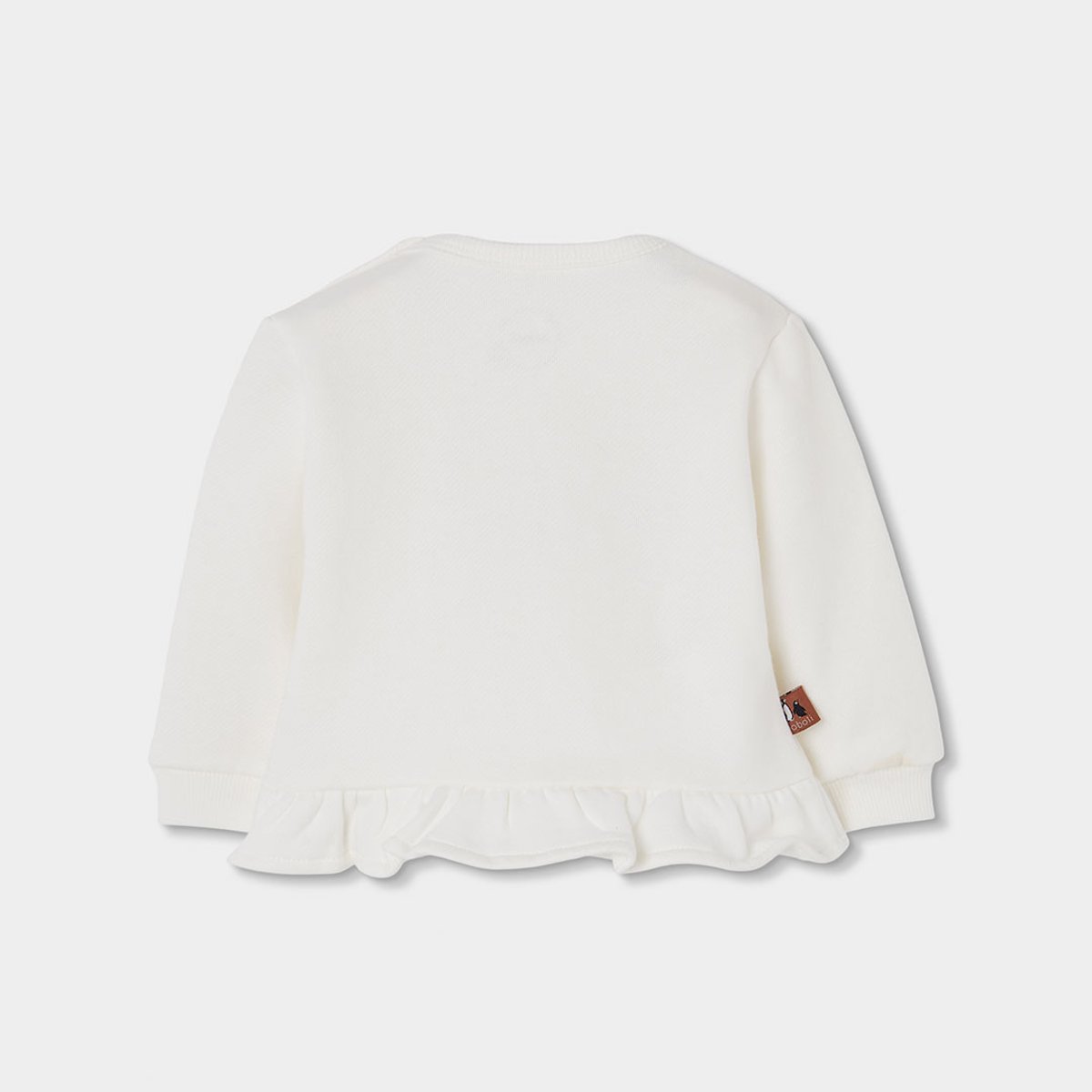 Ensemble bébé fille en maille imprimé pingouins blanc, BOBOLI