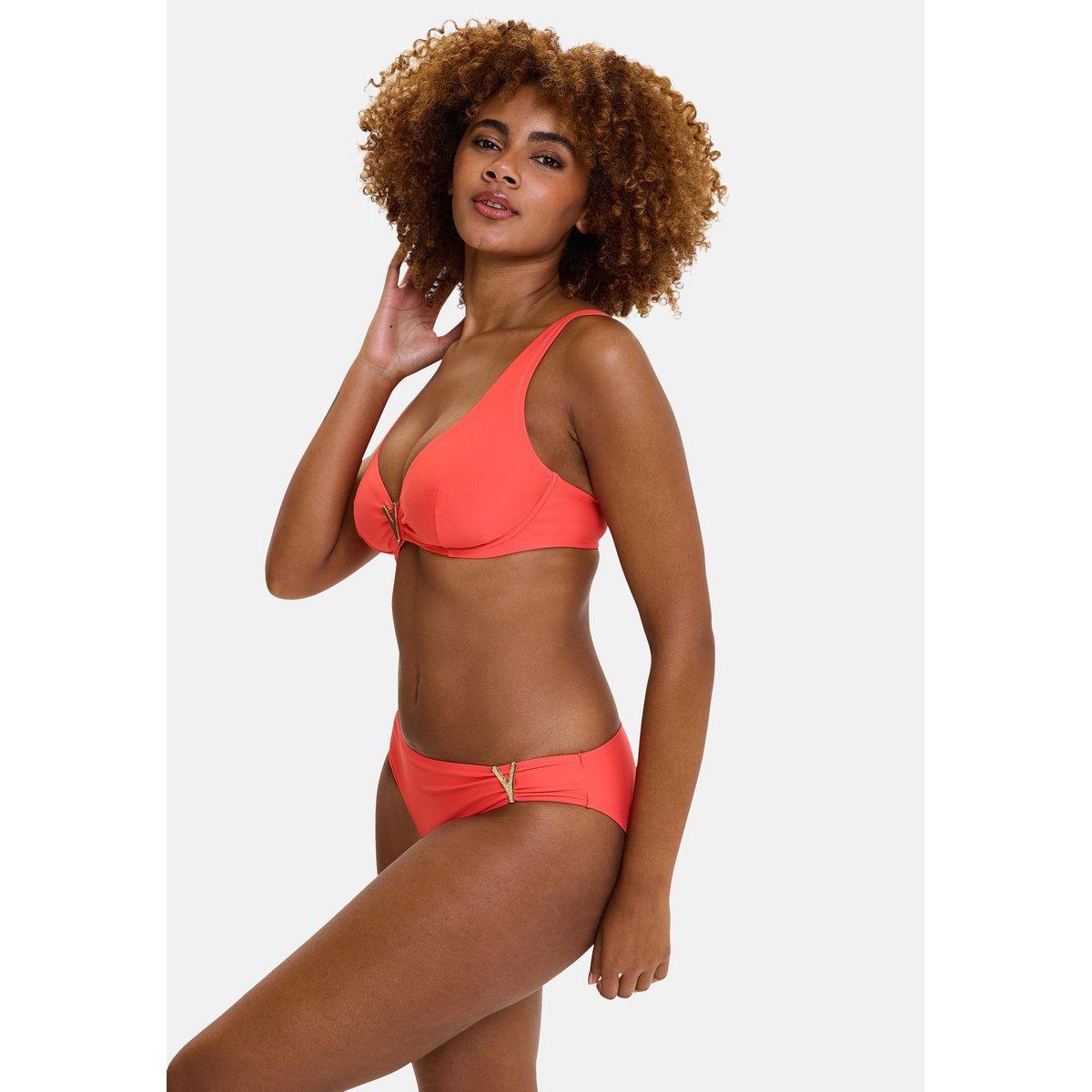 Haut de maillot de bain MANAGUA rose pomelo, SANS COMPLEXE