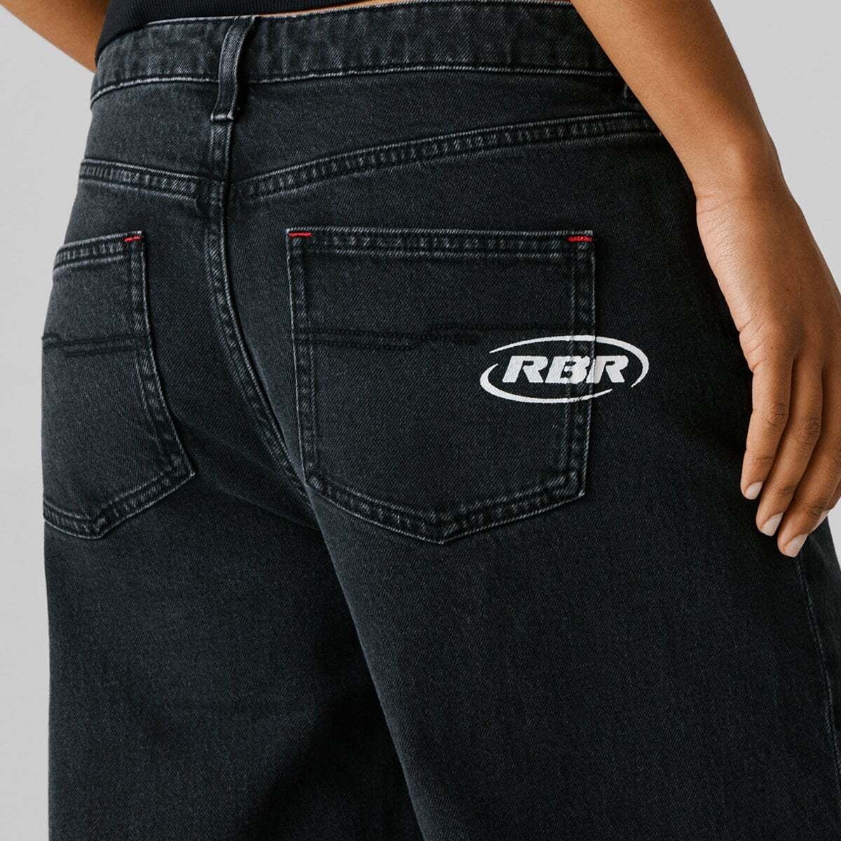 Jean Coupe Large, Taille Moyenne gris antracite, PEPE JEANS