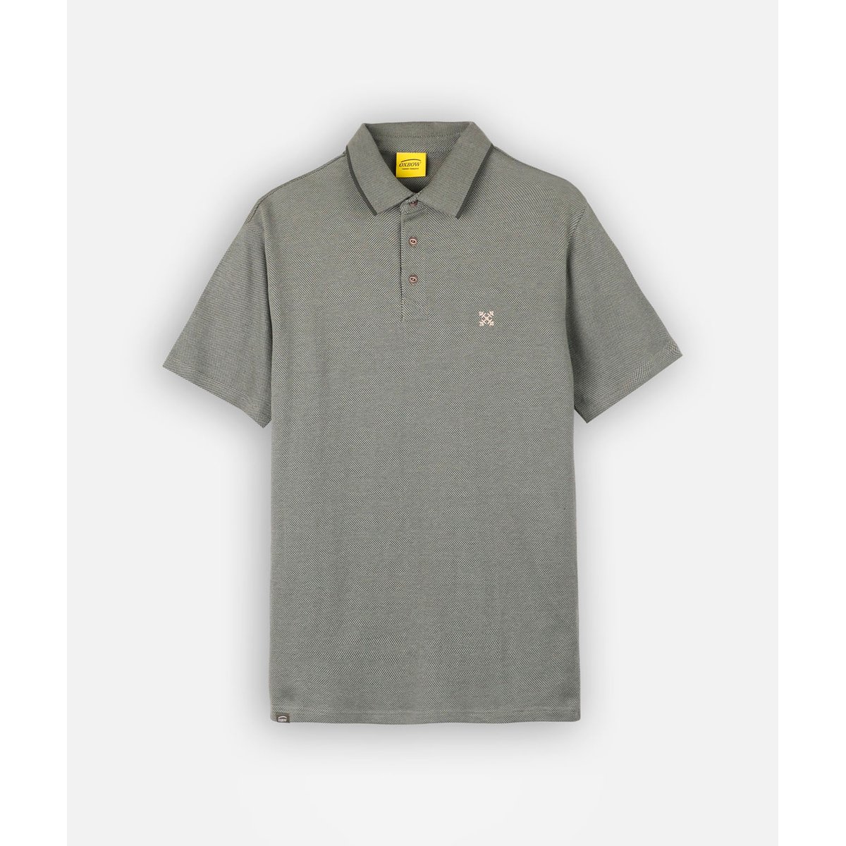 Polo jacquard manches courtes NEWQUAY forest, OXBOW