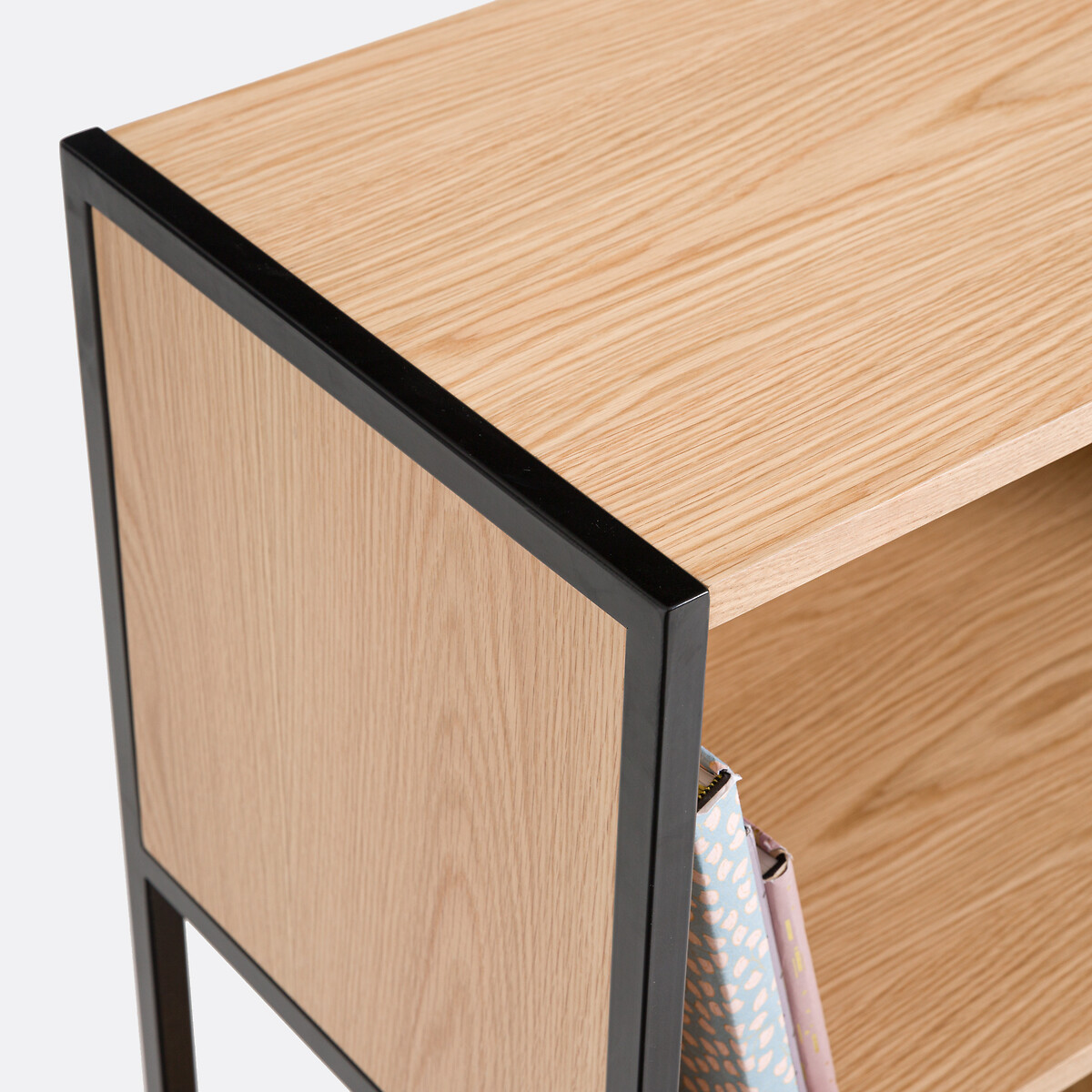 Console modulable et extensible plaqué chêne Volga coloris chêne, LA REDOUTE INTERIEURS