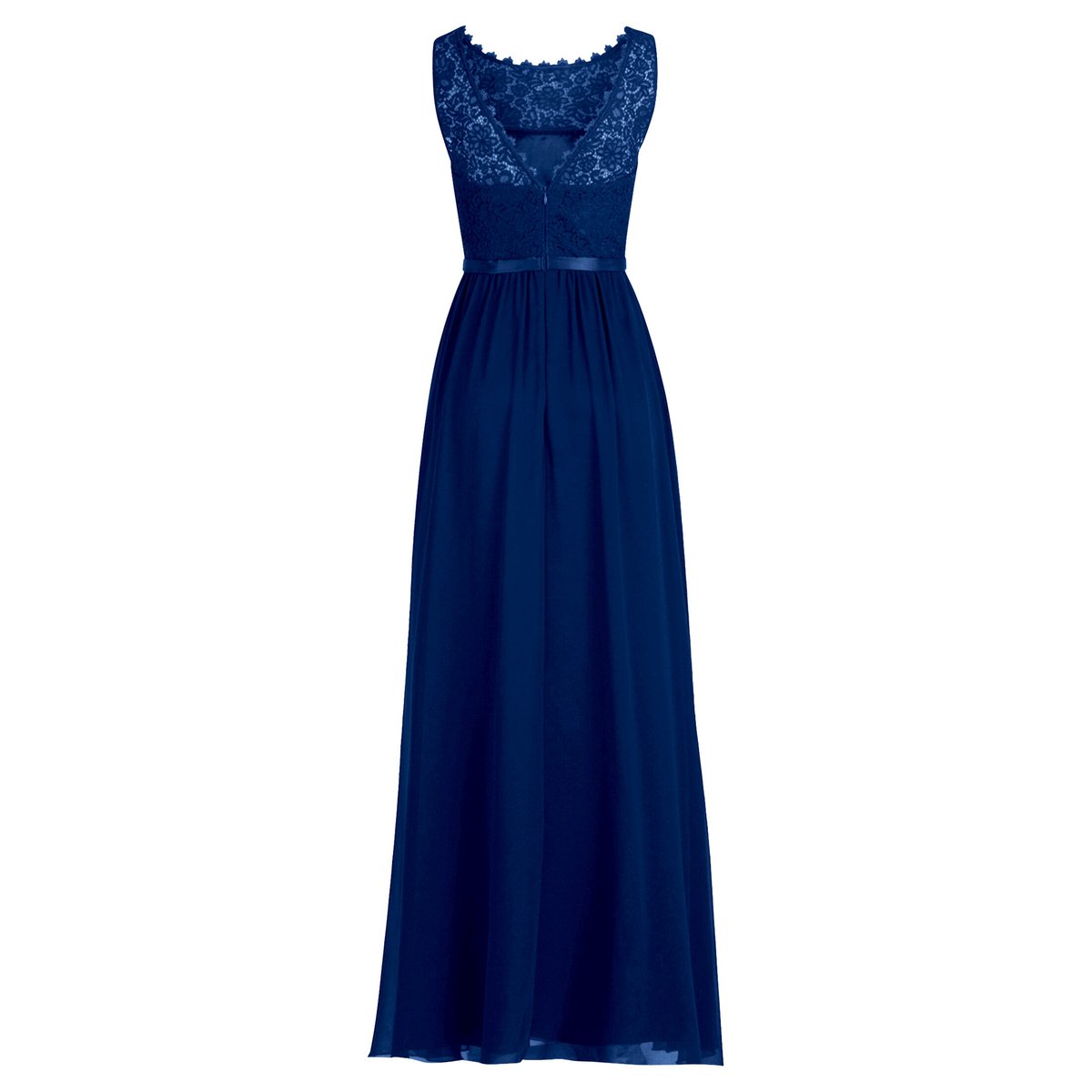 Robe de soirée en dentelle festival blue, VERA MONT