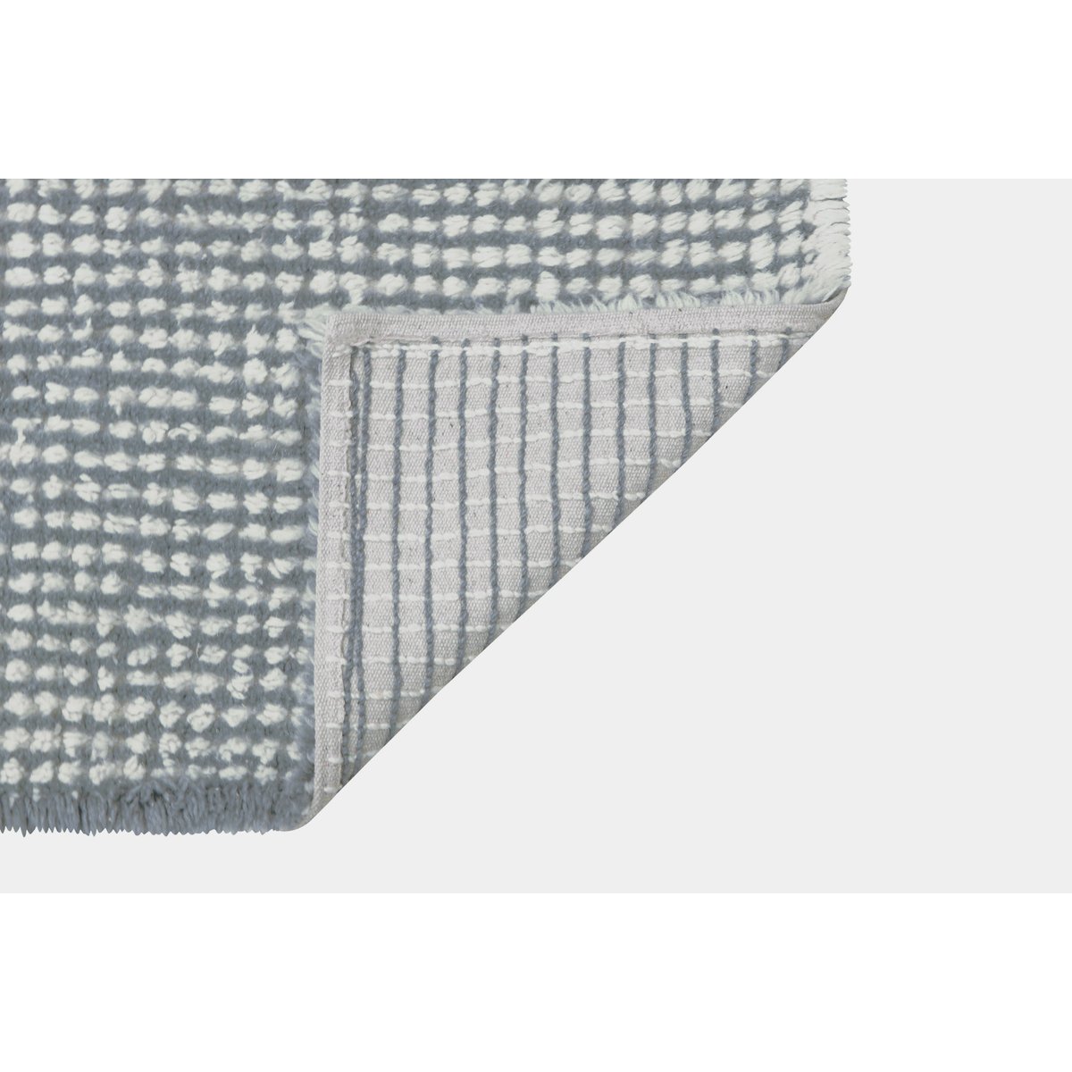 Tapis à laine Rectangulaire KAIA bleu, LORENA CANALS