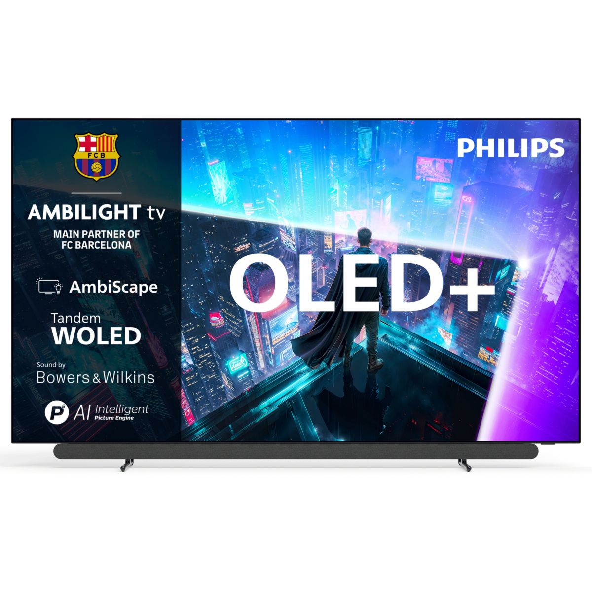 TV OLED 65OLED911 (2026) 65" (164 cm) 4K Ultra HD -  Expérience Cinéma, 120Hz, Ambilight, AI Smart TV couleur unique, PHILIPS