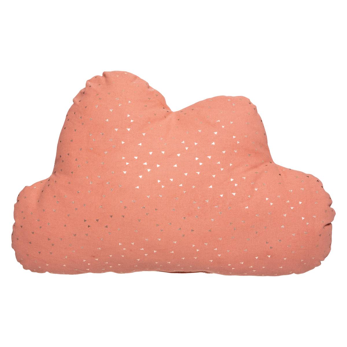 Coussin enfant BERLINGOT nuage OYA terracotta, ATMOSPHERA FOR KIDS