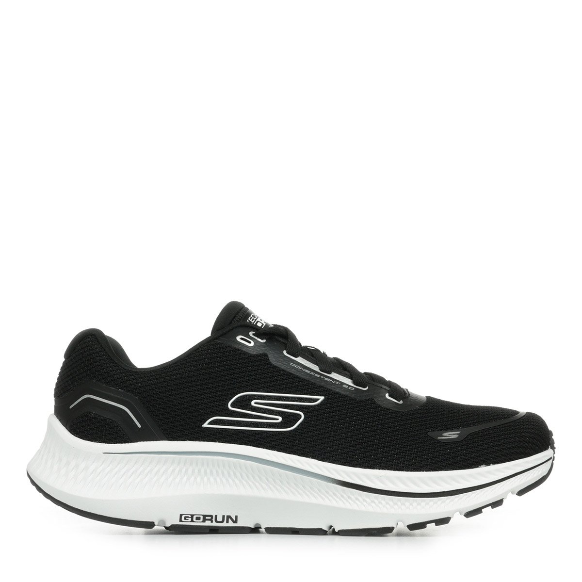 Baskets Go Run Consistent 2.0 black white, SKECHERS