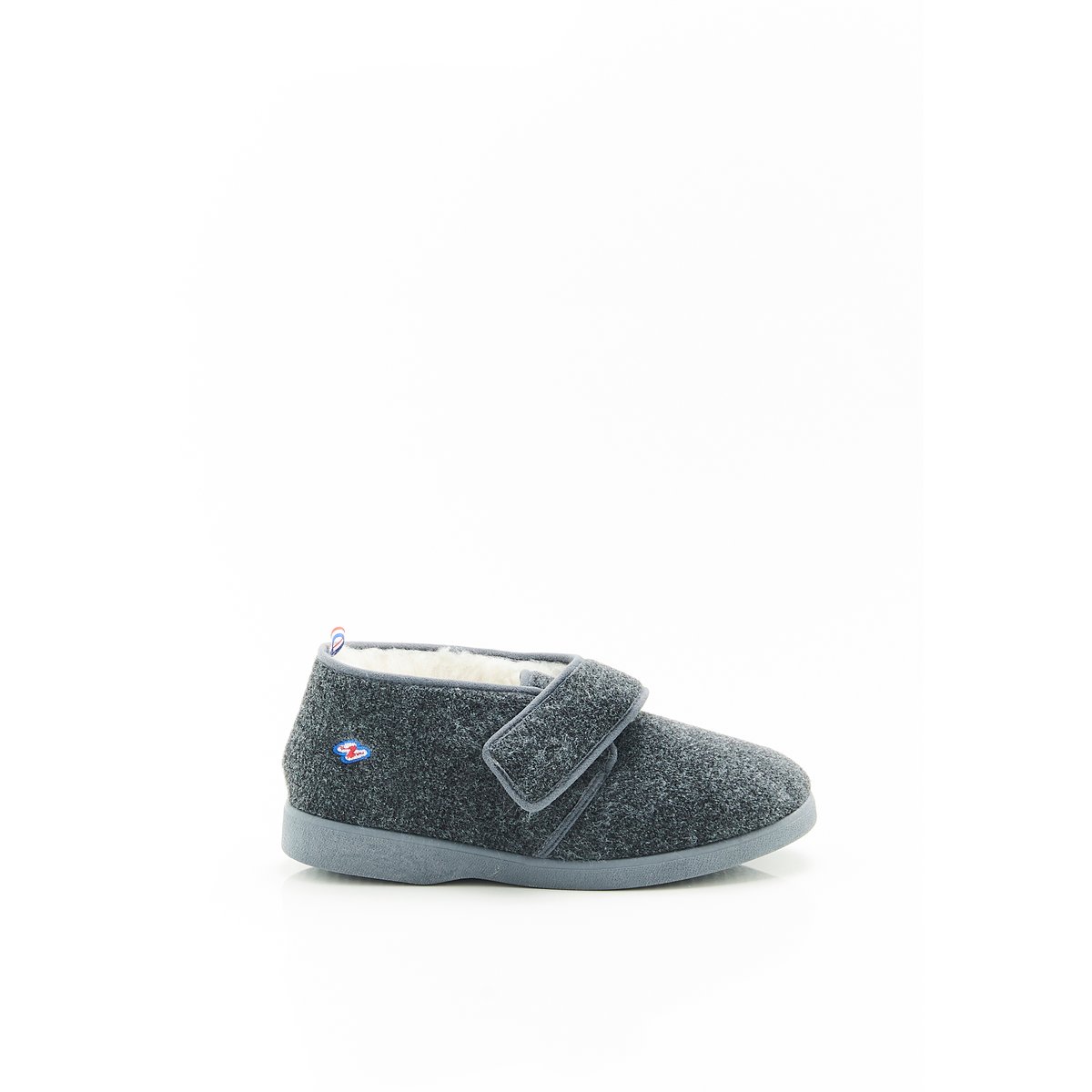 Chaussons à scratch Thermolactyl gris chiné, DAMART