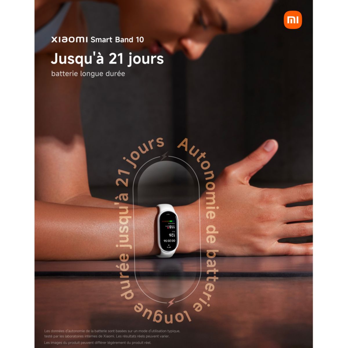 Montre santé Smart Band 10 Noir noir, XIAOMI