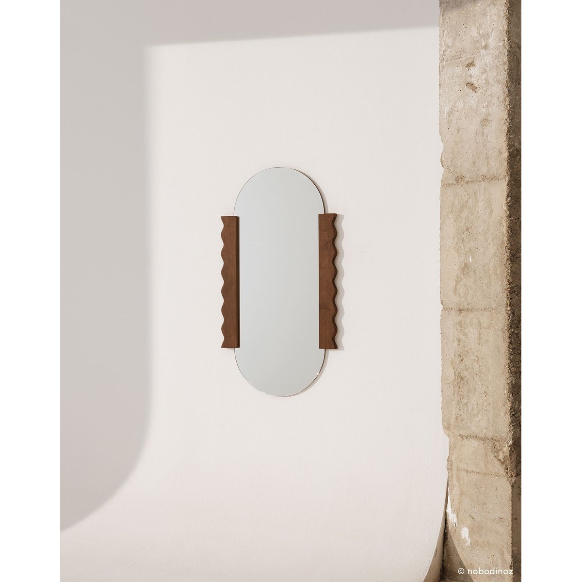Miroir Heju X Nobodinoz bois de frêne, NOBODINOZ