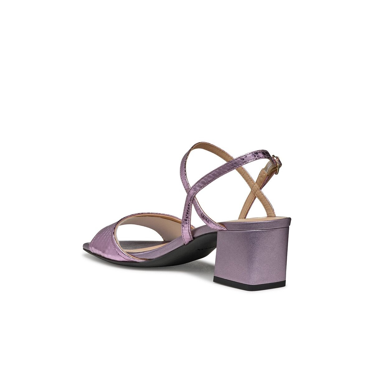 New Eraklia 50 Leather Sandals lilac, GEOX