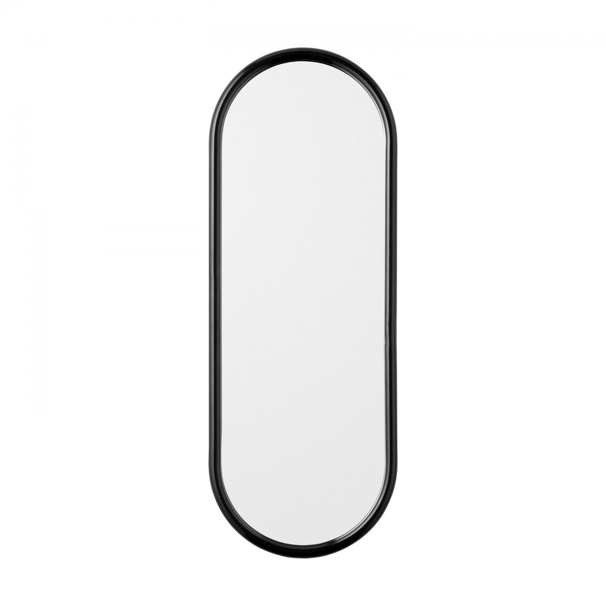 Miroir Mural Angui Ovale H 78 X L 29 cm noir, AYTM