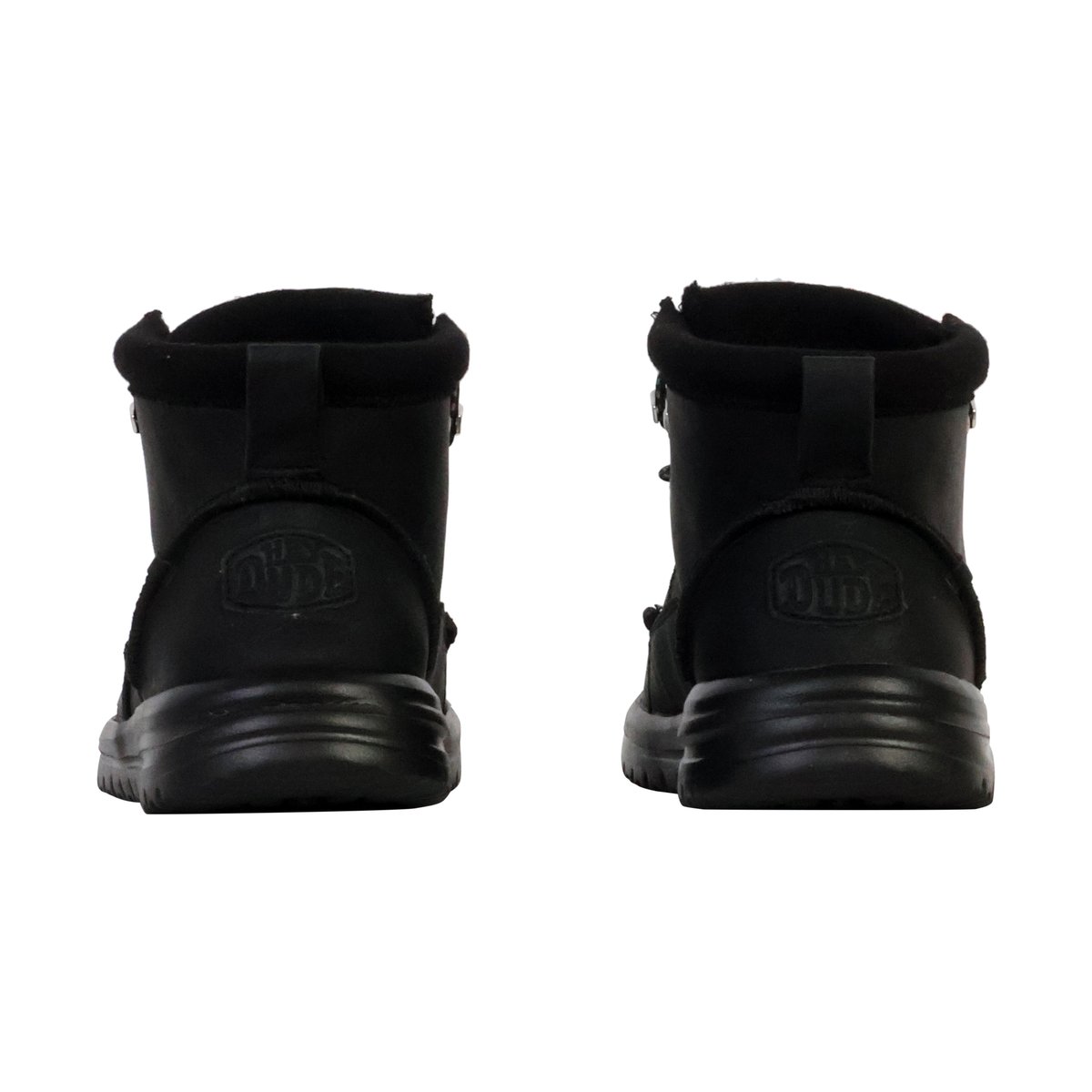 Mocassin Montante à Lacets Bradley Classic Tumbled noir/noir, HEY