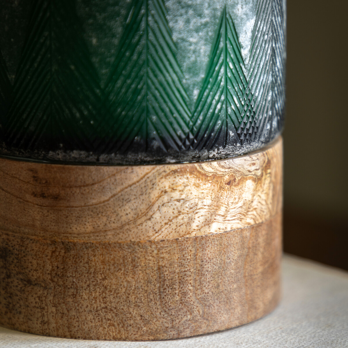 Forest Glass Candle Jar in Green green, SO'HOME