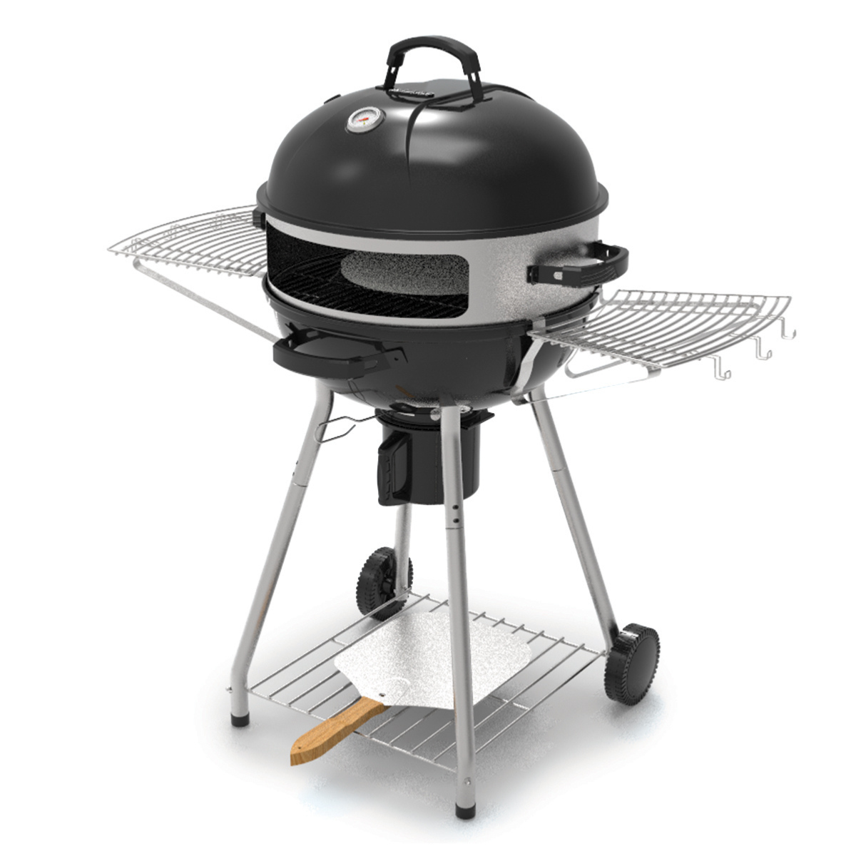 Barbecue au charbon + four à pizza couleur unique, LAGUIOLE CUISSON