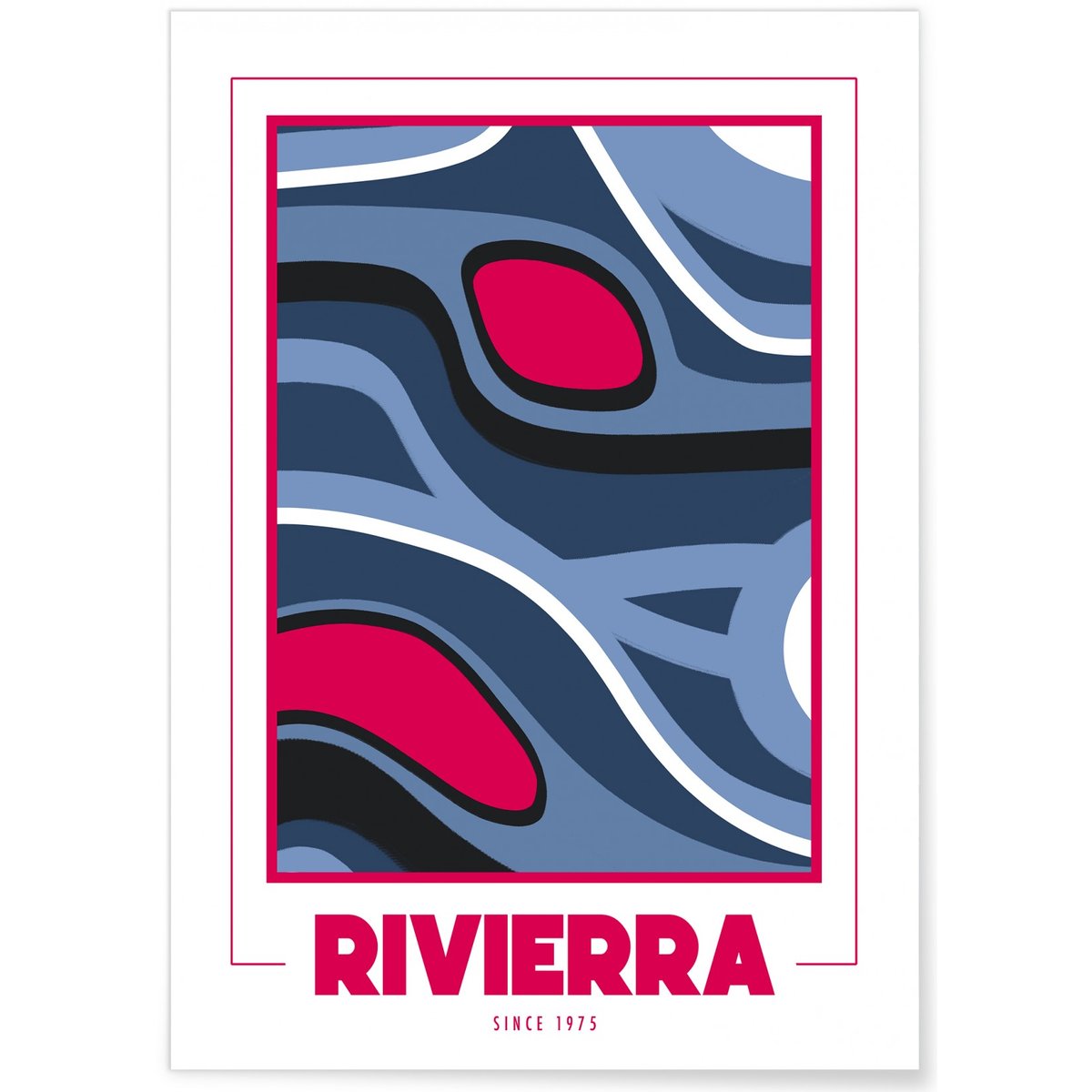 Affiche Rivierra blanc, L'AFFICHERIE