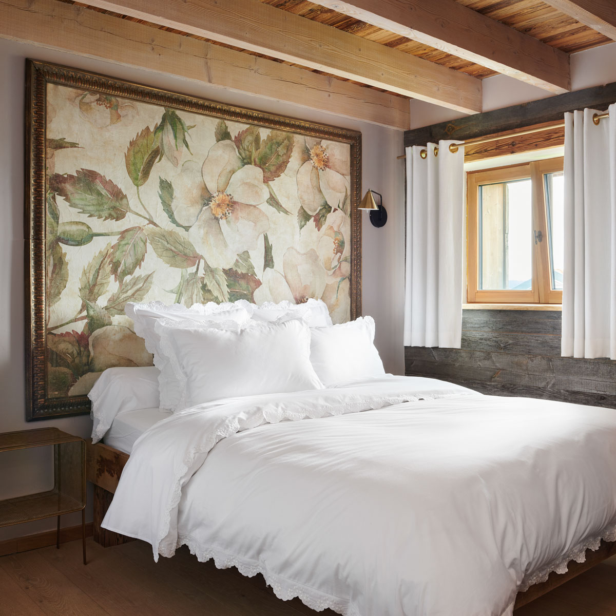 Housse De Couette Brodée Héloise Percale De Coton - HELOISE blanc, TRADITION DES VOSGES