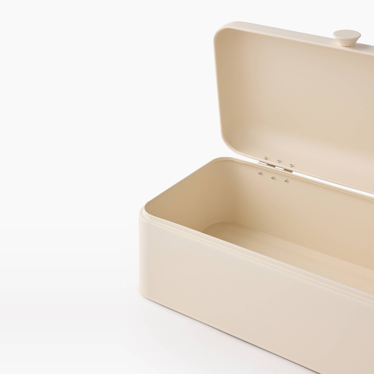 Boite avec bouton, 42.5x23x16.5cm, en fer donut, MONOPRIX