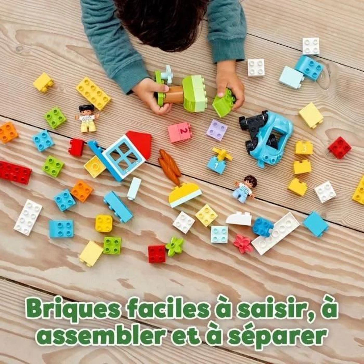 LEGO DUPLO - Boîte de briques colorées 10913 pour enfants multicolore, LEGO