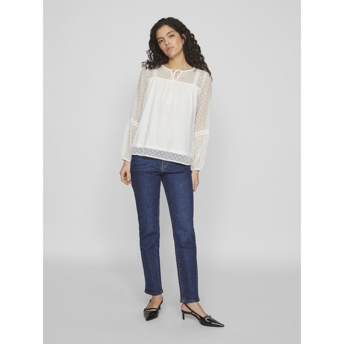 Blouse À Manches Longues snow white, VILA