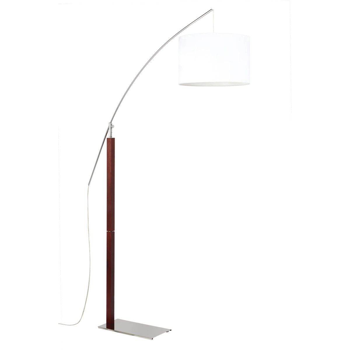 Lampadaire design en bois classique, RAINBOW marron, ALUMINOR