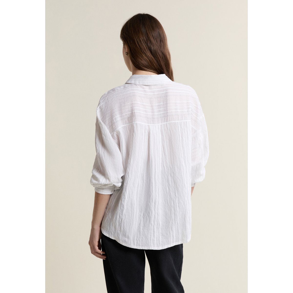 Chemise manches longues COCO RAY blanc, ETAM