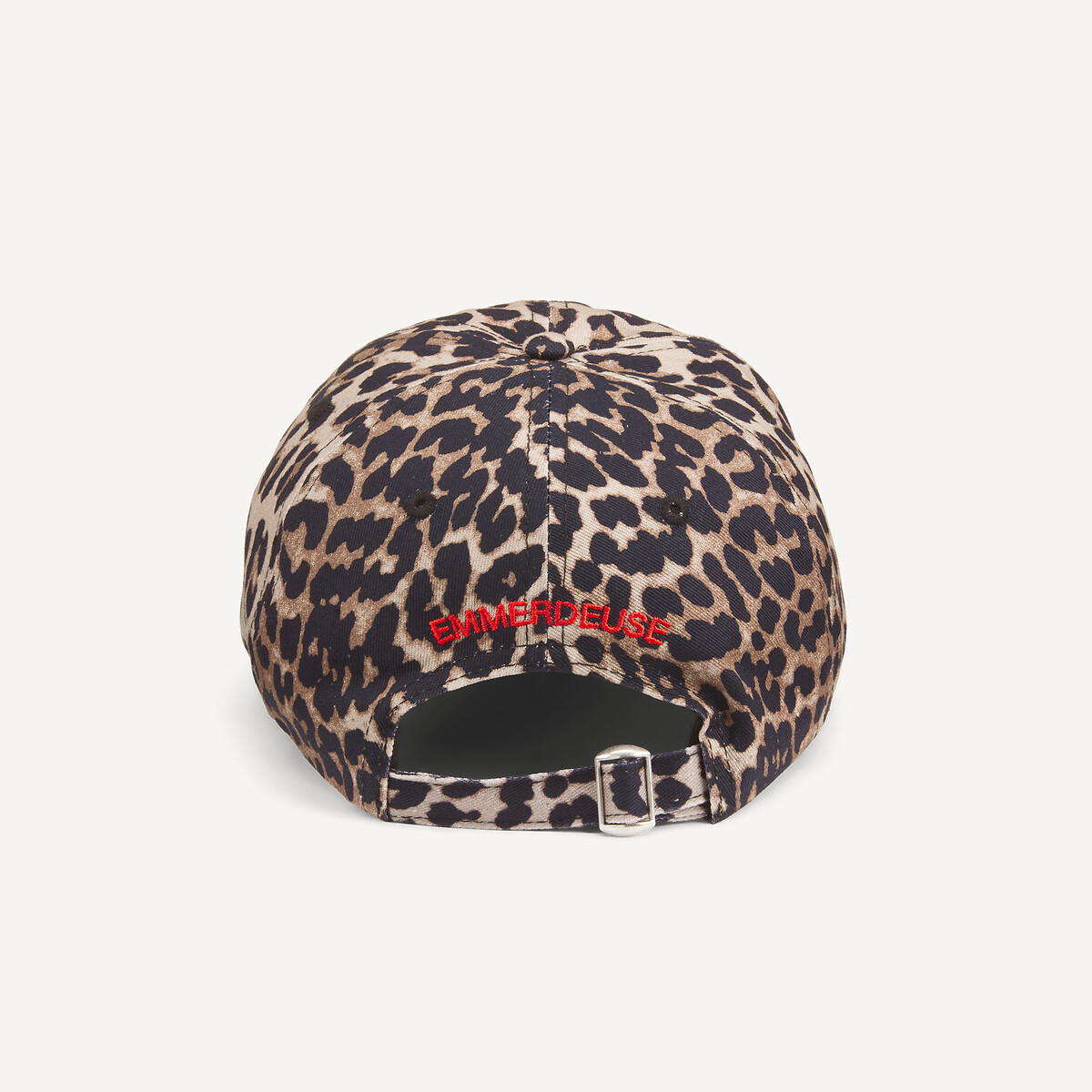 Gorra con mensaje Barah leopardo, PIECES