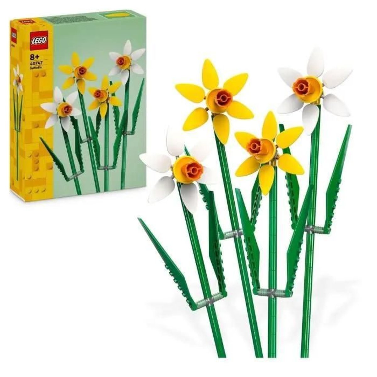 LEGO Botanicals - Bouquet de Jonquilles Éternelles - 40747 jaune, blanc, vert, LEGO